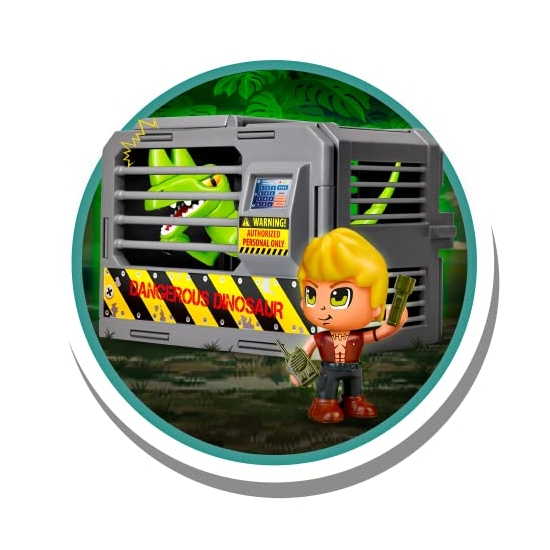 Action Heroes Dino Camp AtaX playset, with mix and