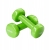 Hantle winylowe Schildkrot Fitness 2x 1 kg 2 szt. ZIELONE