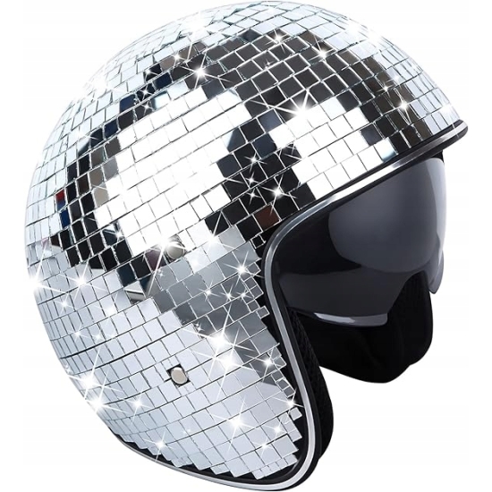 Oneant Kask Disco Ball w stylu disco rozmiar uniwersalny