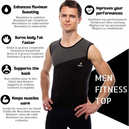 Bluza wyszczuplająca VeoFit Fitness odchudzająca XL