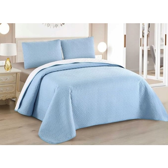 BESCH Boutis Narzuta dwustronna 260x220cm + dwie poduszki