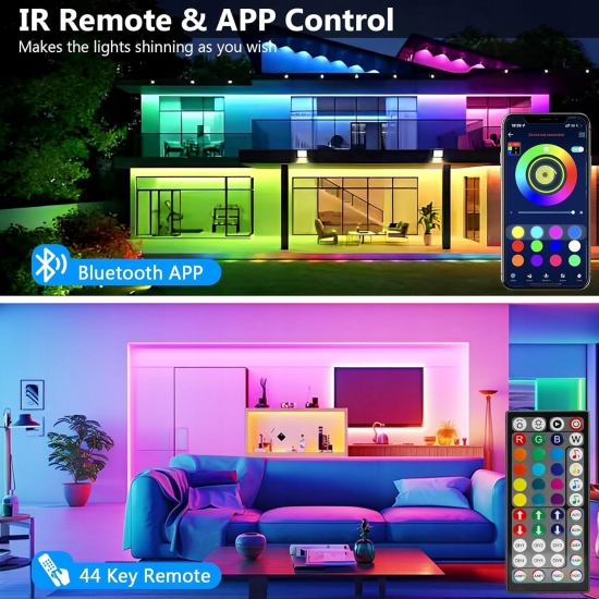 REALKY TAŚMA LED 10M RGB SMART BLUETOOTH 148131