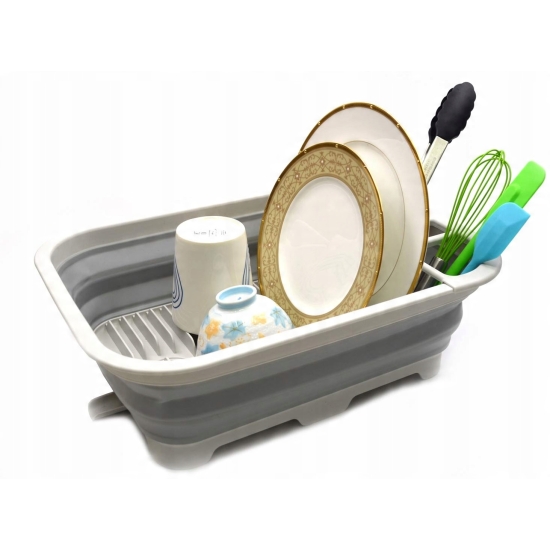 Sammart Składana suszarka do naczyń z obrotową