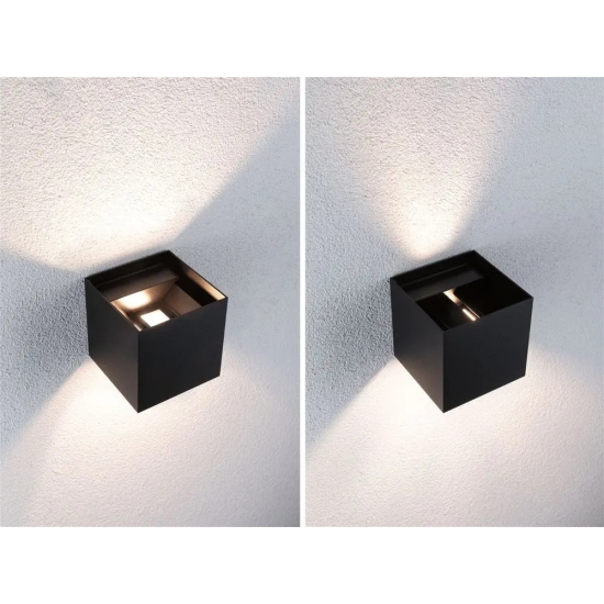 Kinkiet Paulmann czarny zintegrowane źródło LED 2,5 W