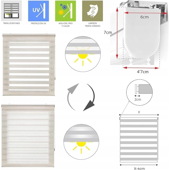 Blindecor Lira Roleta dzień i noc 100 x 180