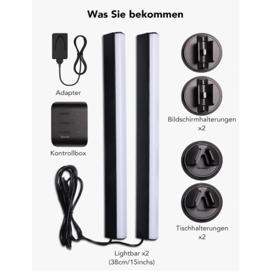 Govee RGBIC LED Lightbar, podświetlenie telewizora do 45-70 cali