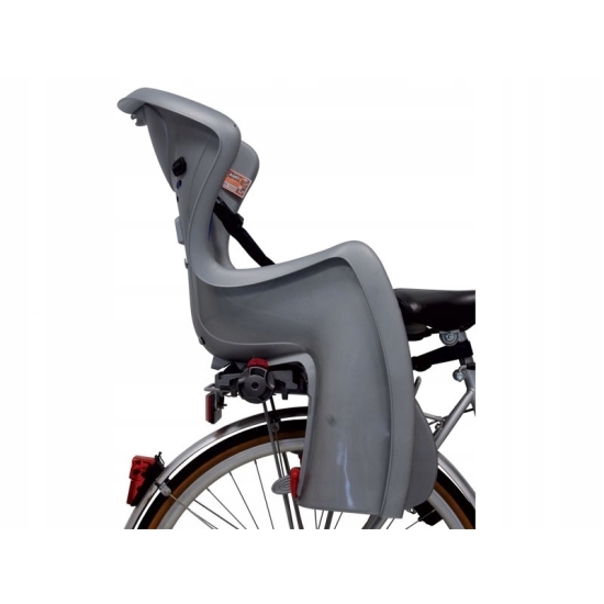Fotelik rowerowy tylny Okbaby Bodyguard Rack szary