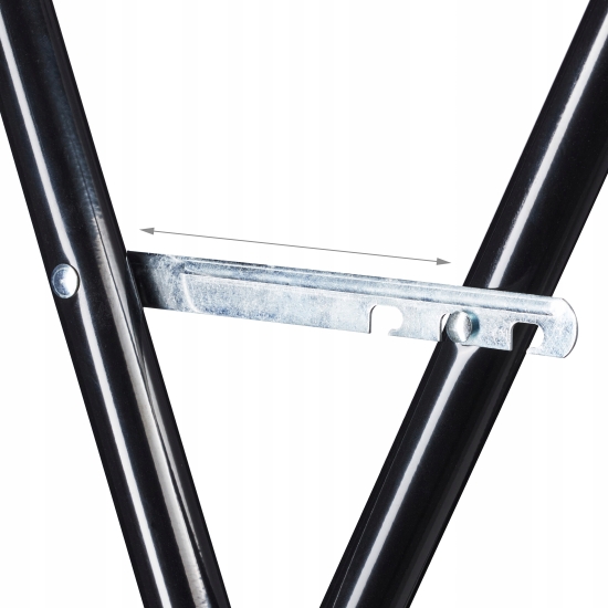 Wieszak stojący plastik Relaxdays czarny