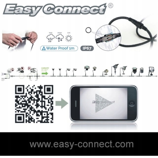 System ogrodowy Easy Connect Oprawa LED IP67 4W