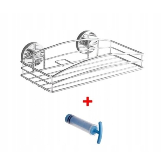 WENKO 20883100 Koszyk prysznicowy i wózki Stal Ścienny