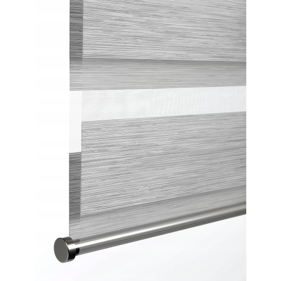 Gardinia Deluxe Szwaro - 110 x 180cm, Szary Melanż