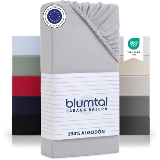 Prześcieradło z gumką Blumtal bawełna 140 x 200 cm