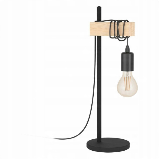 Lampa stołowa Eglo beżowy, brązowy, czarny 10 W