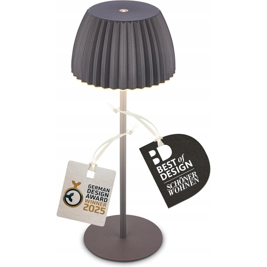 BRILONER - Bezprzewodowa lampa stołowa LED z dotykiem