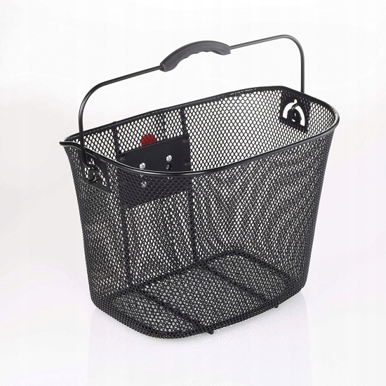 Kosz rowerowy przedni FISCHER czarny