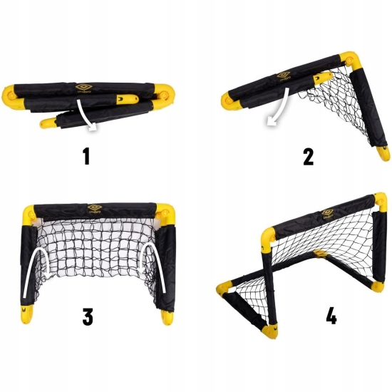 Umbro składana bramka do piłki nożnej, 50 x 44 x 44 cm,