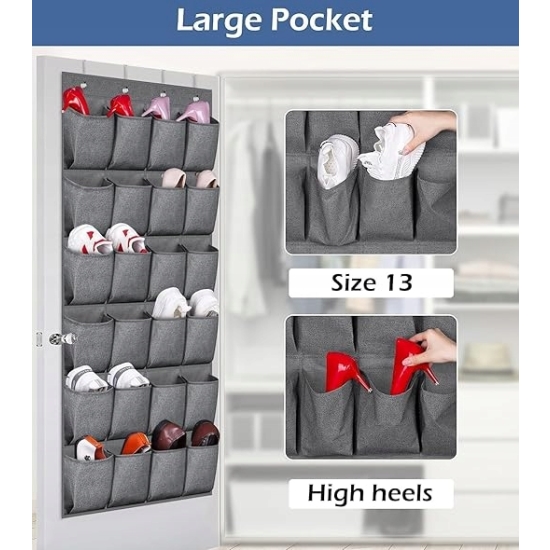 MISSLO Tkanina nad drzwiami stojak na buty do garderoby