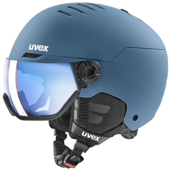 Uvex wanted visor 54-58cm stone blue matt Kask narciarski UVEX