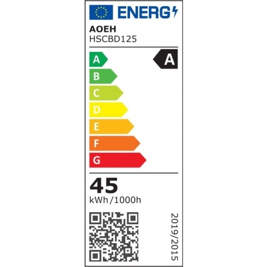 LAMKA . KINKIET LED. ZEWNĘTRZNY. AOEH. 125CM. 45W.