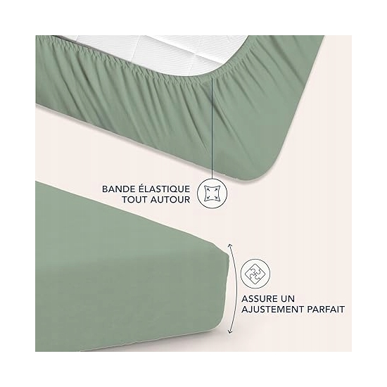 Prześcieradło z gumką Dreamzie 120 x 200 cm