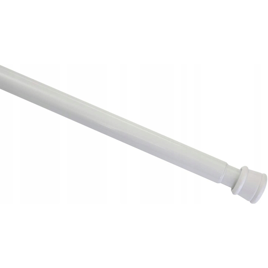 Drążek prysznicowy rozporowy Gardinia 130-220 x 23 mm biały