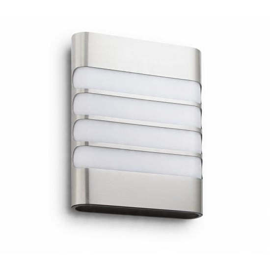 Kinkiet ogrodowy Philips szary zintegrowane źródło LED 3 W