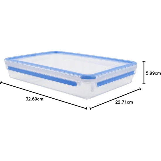 Emsa 508545 Prostokątne pudełko na żywność 2,6L