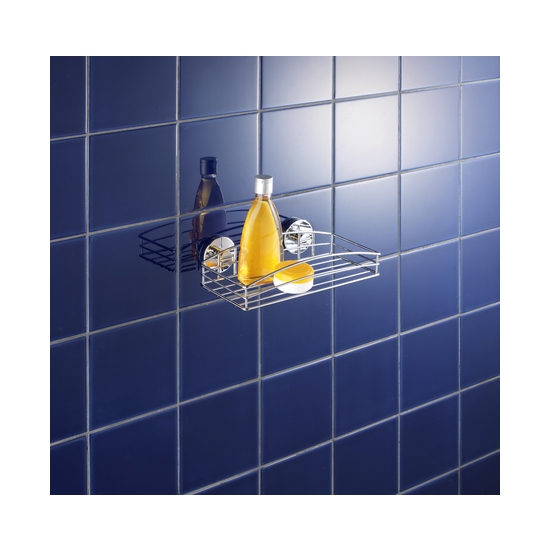 WENKO 20883100 Koszyk prysznicowy i wózki Stal Ścienny