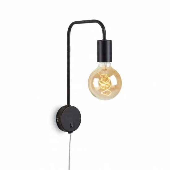 Kinkiet Briloner czarny E27 10 W