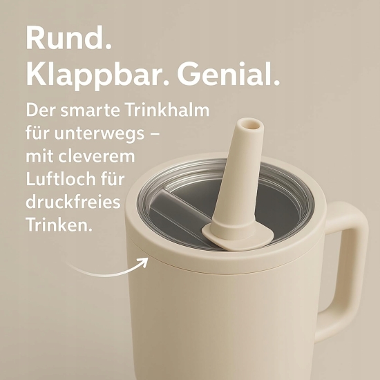 Kubek termiczny MB Essentials 1 l beżowy