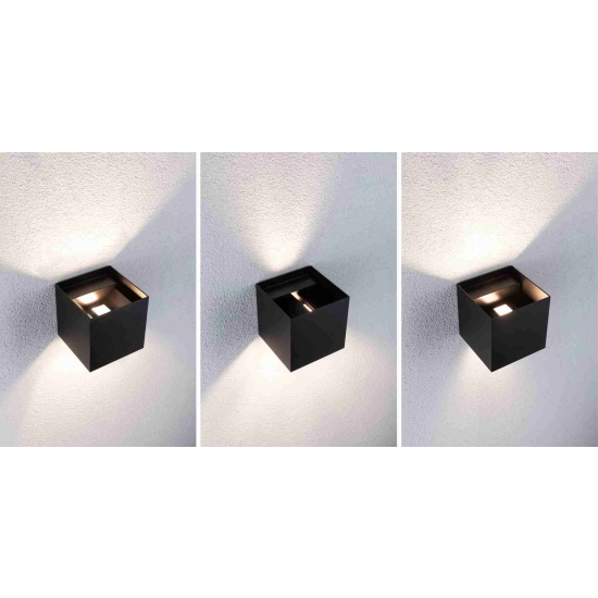 Kinkiet Paulmann czarny zintegrowane źródło LED 2,5 W