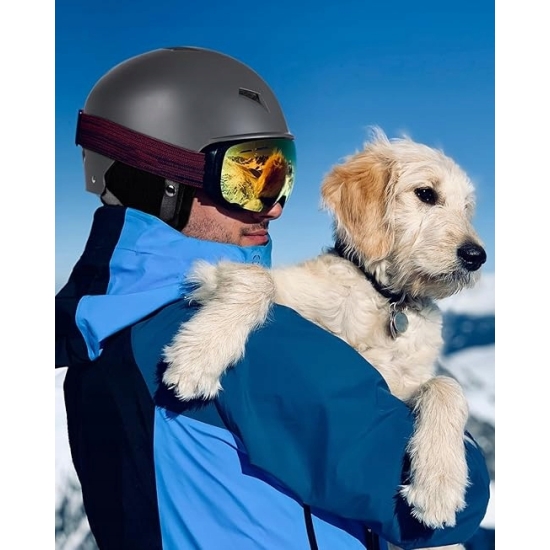 Victgoal Kask narciarski dla mężczyzn i kobiet Rozmiar L, 59-61 cm