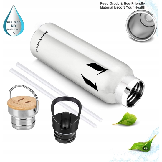 Butelka termiczna Super Sparrow srebrna 750 ml