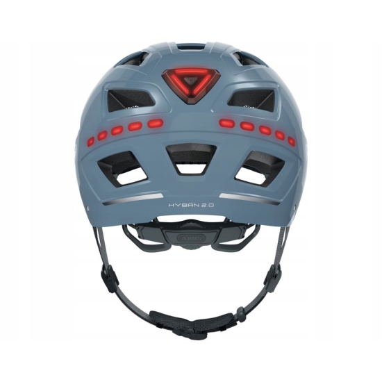 Abus Hyban 2.0 Led kask miejski signal glacier XL