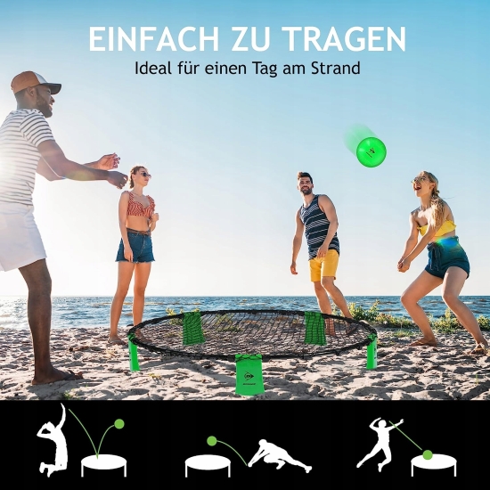 Piłka Plażowe Dunlop wielokolorowy