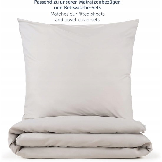 Blumtal poszewka na poduszkę 65x65 cm - zestaw 2 poszewek JASNOSZARE