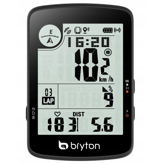 Bryton Rider 17 E Podstawowy Licznik Rowerowy GPS