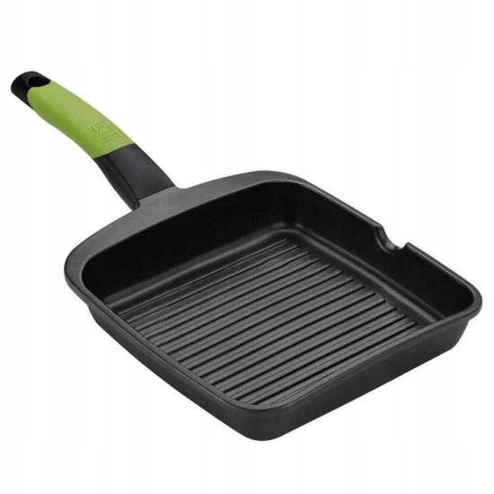 Patelnia grillowa BRA Prior 28 cm teflonowa