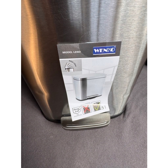 Kosz łazienkowy metal Wenko 5l srebrny