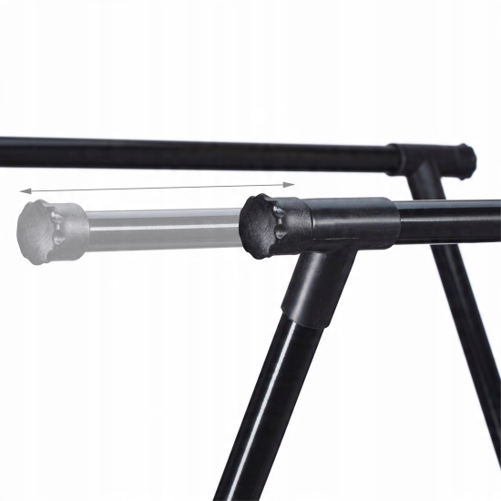 Wieszak stojący plastik Relaxdays czarny