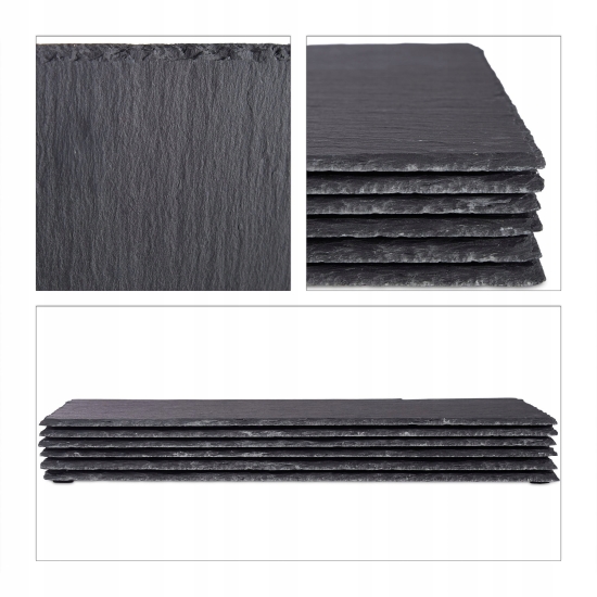 TACE ŁUPKOWE RELAXDAYS 6 SZT 30X40CM