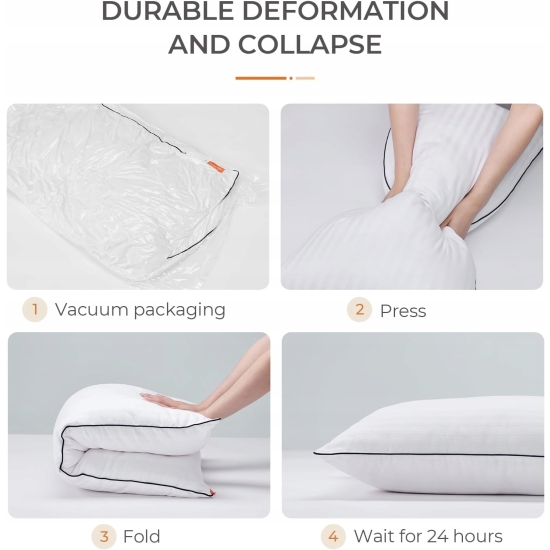 Poduszka do spania SWEETNIGHT 80 x 80 cm 1300g BAWEŁNIANA 2 SZT