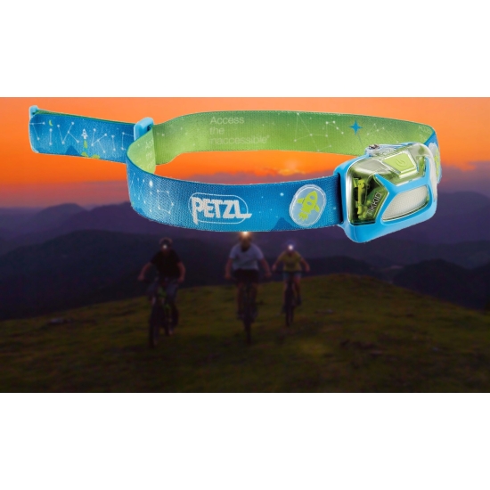 Latarka czołowa, czołówka dla dzieci Petzl Tikkid E091BA00 niebieska