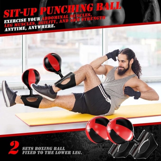 Gruszka treningowa na noge treningi bokserskie z piłką