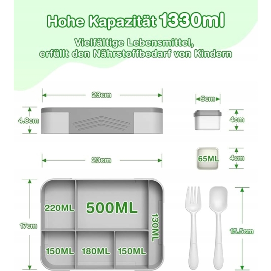 Śniadaniówka HOBUE 1330 ml