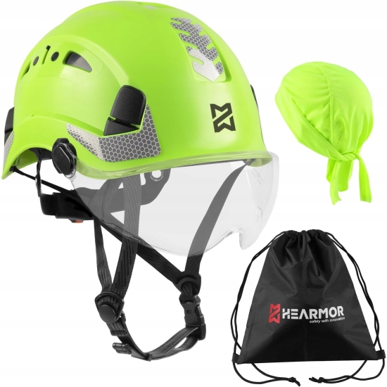 KASK WSPINACZKOWY DO PRACY NA WYSOKOŚCI HEARMOR MERVEX VENT AIR 53-63CM