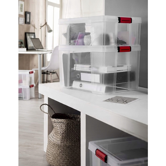 Pudełko z pokrywką przezroczysty