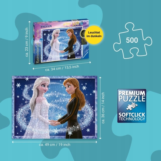 Puzzle Ravensburger 500 elementów Ravensburger Disney Frozen