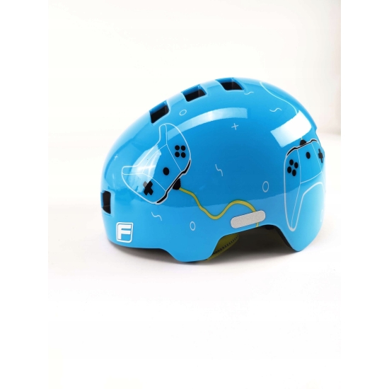 FISCHER BMX kask dziecięcy z wbudowanym tylnym światłem LED