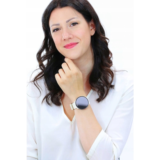 Zegarek sportowy Polar Pacer WHI/WHI S-L biały (kość słoniowa)